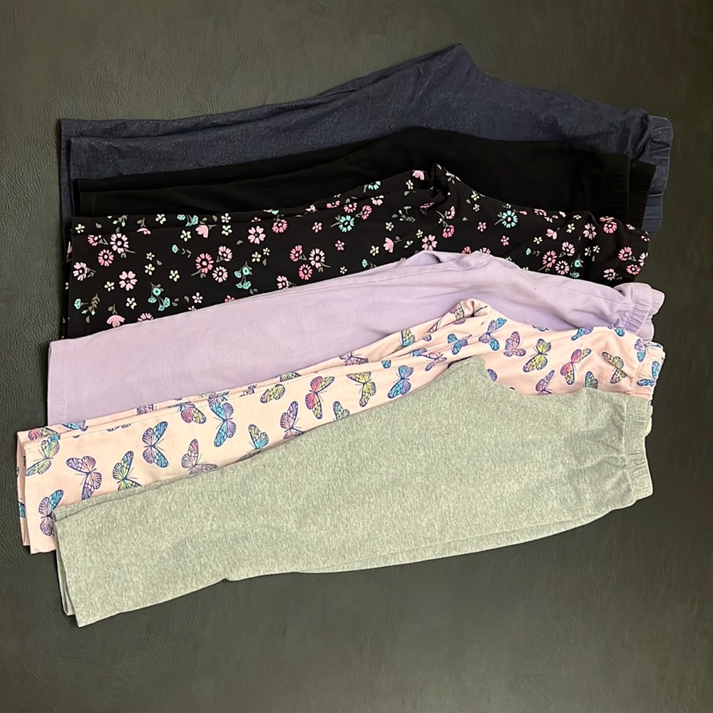 Girls 6 capri legging’s bundle